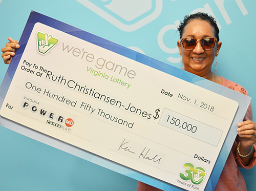 Ruth wins powerball drawing